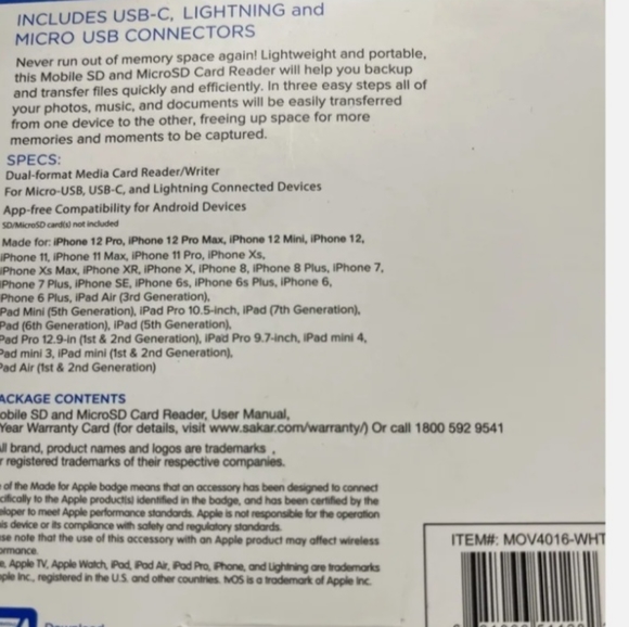 Vivitar universal card reader - Picture 2 of 2